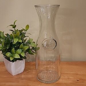 GLASS One Litre Decanter Carafe, Made in Mexico